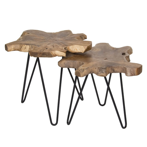 Natura Hairpin Nesting Table – Small