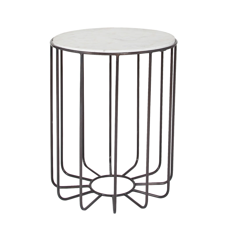 Rome Marble Accent Table