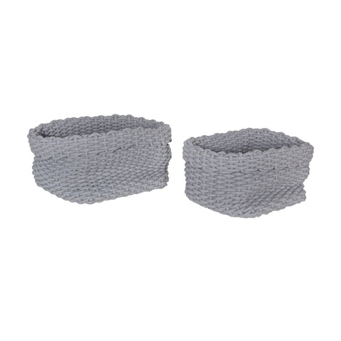 Rope Baskets (Set Of 2)