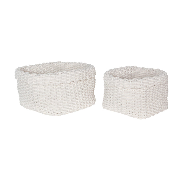 Rope Baskets (Set Of 2)